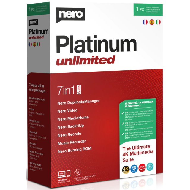 NERO Platinum Unlimited (1 PC, VITALICIA)