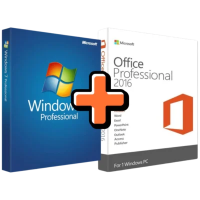 COMBO VIEJITOS: Windows 7 + Office 16